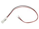 Lampă de control LED albă &Oslash;6mm, 12V DC, APEM
