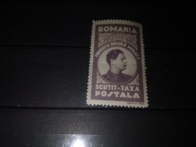 TIMBRE ROMANIA FUNDATIA REGELUI MIHAI 1947 foto