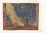 FA88 -Carte Postala- GERMANIA - Max Wolffungel, verkundingung - Wandtafel Kreidezeichunung, necirculata