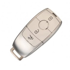 Carcasa cheie Topautochei&reg; pentru Mercedes Benz E Class, E200, E260, E300, E320, W213 2017 2018 2019, alba
