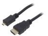 Cablu HDMI 2.0 Micro HDMI 5m Negru
