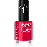 Rimmel Super Gel gel de unghii fara utilizarea UV sau lampa LED culoare 045 Flamenco Beach 12 ml