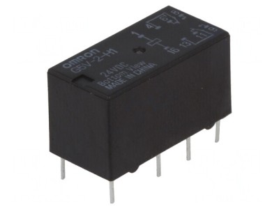 Releu Electromagnetic DPDT 24VDC 2A foto