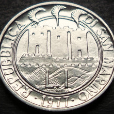 Moneda exotica 1 LIRA - SAN MARINO, anul 1977 *cod 4542 = UNC