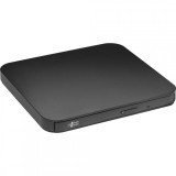 Ultra slim portable dvd-r black hitachi-lg gp90nb70 gp90nb70 series dvd write /read speed: 8x cd