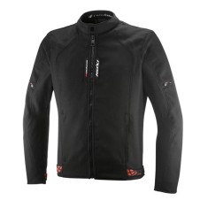 Geaca (jacheta) motociclete barbati Urban/Roadster Ixon vara model Shadow MS culoare: negru/alb/rosu, XL