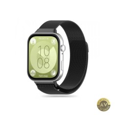 Curea Tech-Protect Milanese pentru Huawei Watch Fit 4 Pro / Fit 4 / Fit 3 Neagra