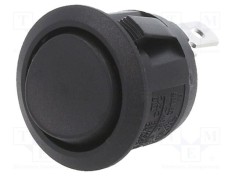 Rocker Switch SPDT 2 ON-ON 10A/28VDC Negru SWITCH COMPONENTS foto