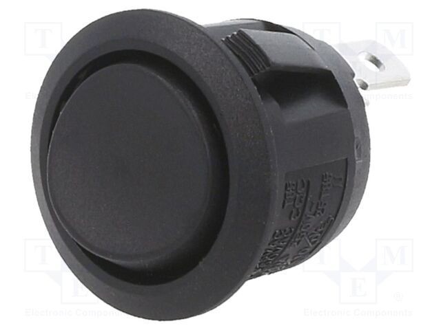 Rocker Switch SPDT 2 ON-ON 10A/28VDC Negru SWITCH COMPONENTS