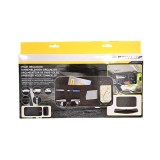 Organizator Auto Parasolar Dunlop, Negru, 36x18.5 cm, Accesorii Documente, Ochelari, Carduri