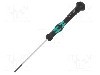 Surubelnita plata WERA Kraftform Micro, 2.5x0.4mm, 177mm, tija otel, 05118008001