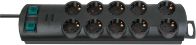 Multipriza Brennenstuhl Primera-Line Technics 10 prize, Intrerupator, 2m, Negru foto