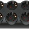 Multipriza Brennenstuhl Primera-Line Technics 10 prize, Intrerupator, 2m, Negru