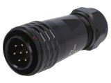 Mufă SA20 tată 7 pini IP67 10A 500V cablu 8-12mm