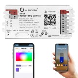 Cumpara ieftin Controller LED Strip RGBCCT Smart GLEDOPTO GL-C-218M, Matter, 20A, PWM, HomeKit, Alexa, Google Assistant