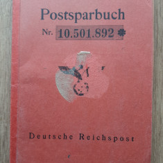Carnet de economii vechi Posta Germania 1944 Reich Sparkasse svastica