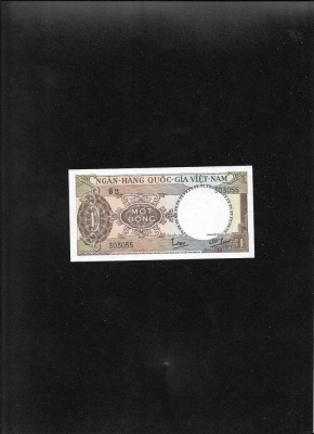 Vietnam Vietnamul de Sud 1 dong 1964 unc seria303055 foto