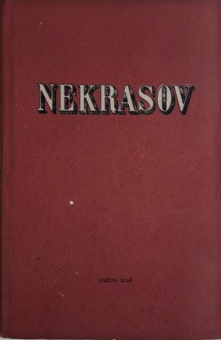 Opere alese, vol. II &ndash; N. A. Nekrasov