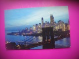HOPCT 7531 MANHATTAN SI PODUL BROOKLYN -NEW YORK -SUA-AMERICA DE NORD -CIRCULATA, Printata