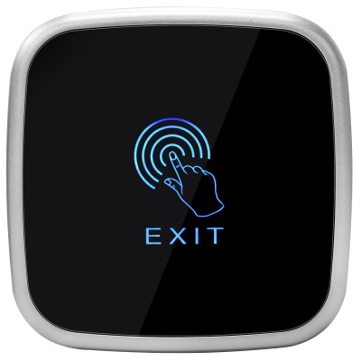 Buton de iesire E-LOCKS Touch , aplicat, gri, din plastic foto