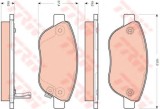 Set placute frana,frana disc OPEL CORSA D (2006 - 2016) TRW GDB1701