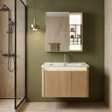 Set mobilier de baie cu lavoar Sora DE07-70 Oak 70CM