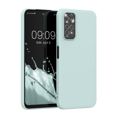 Husa Kwmobile pentru Xiaomi Redmi Note 11/Redmi Note 11s, Silicon, Verde, 57368.200 foto
