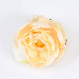 Agrafa de par bujor portocaliu