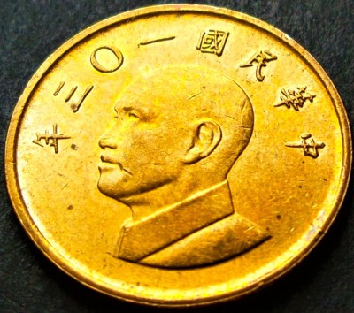 Moneda exotica 1 NEW DOLLAR - TAIWAN, anul 2014 * cod 923 = UNC foto