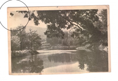 CP Sovata - Lacul Ursu, RPR, circulata 1957, mica pata foto