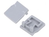 Obturator Argintiu pentru Profile LED, Set 10 Bucăți