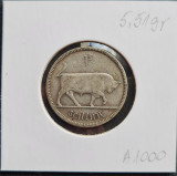 Irlanda 1 shilling 1939 5.51 gr, Europa