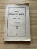 GIORGE PASCU - ISTORIA LITERATURII ROMANE - DIN SECOLUL XVII - 1922