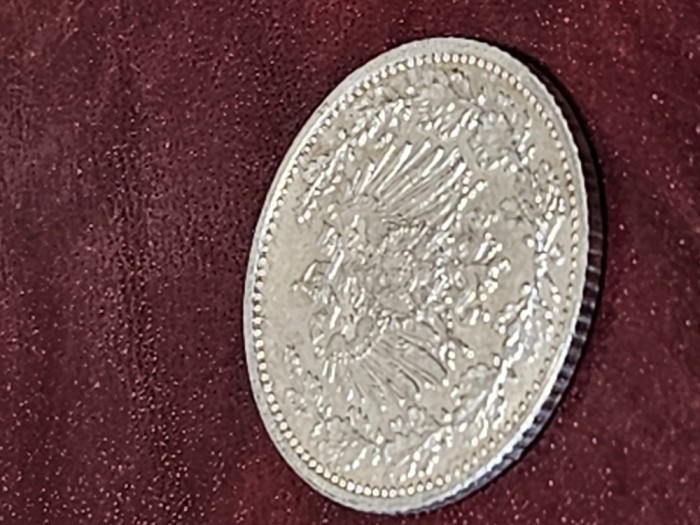 1/2 Mark 1915, argint