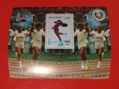 PARAGUAY, SPORT LAKE PLACID - COLIȚĂ MNH foto