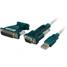 Adaptor Logilink UA0042A 1x USB 2.0 Male - 1x Serial Male / 1x Serial 25-pin Male 1.8m foto