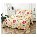 Cumpara ieftin Set Cuvertura de Pat din Bumbac, 3 Piese cu Model - PIT202