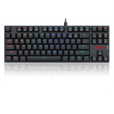 Cumpara ieftin Tastatura gaming Redragon APS TKL neagra iluminare RGB switch-uri albastre