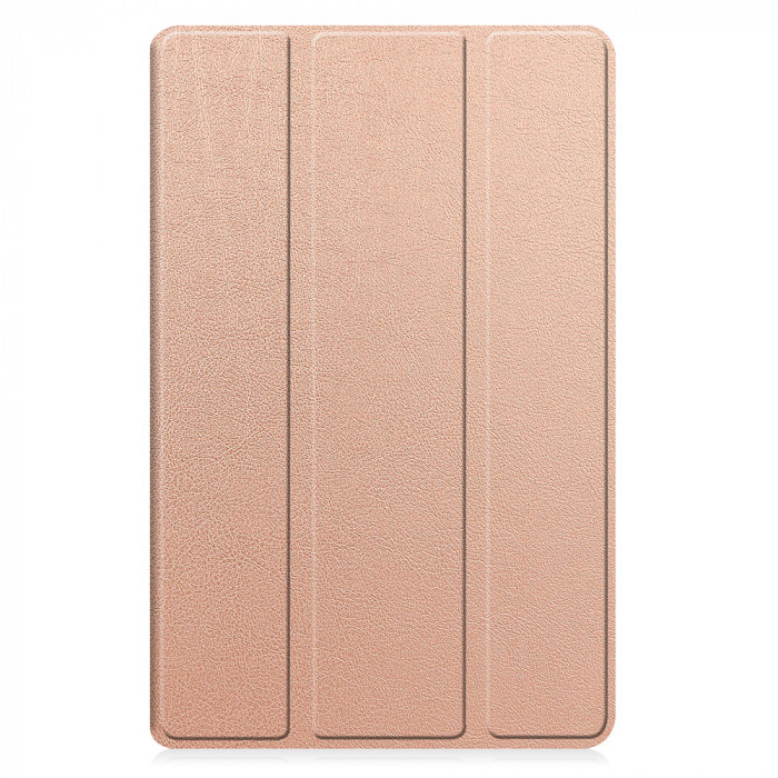 Husa tableta compatibila samsung galaxy tab a9, foldpro cu microfibra, auto sleep/wake, rose gold