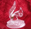 BIBELOU FIGURINA CRISTAL D&#039;ARQUES FRANTA - VEVERITA 14.5 CM
