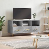 VidaXL Dulap TV, gri beton, 102x36x50 cm, lemn prelucrat