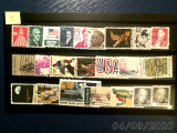 U . S . A . - lot de 22 timbre, SUA, Nestampilat