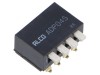 Comutator DIP-SWITCH 4 Secțiuni OFF-ON 0,025A/24VDC