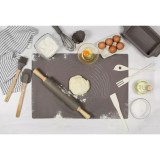 Set covoras de patiserie si sucitor, silicon, gri 60x40 cm, Klausberg