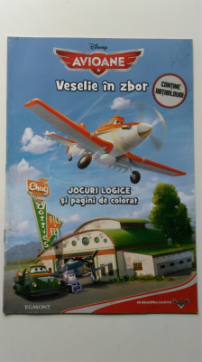 Veselie in zbor - colectia Disney Avioane, jocuri logice si pagini de colorat foto