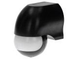 Senzor de miscare Orno OR-CR-204/B, perete, 230V AC, IP44, Infrarosu, 12m raza, 180 grade, negru