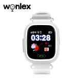 Ceas Smartwatch Pentru Copii Wonlex GW100 cu Functie Telefon, Localizare GPS, Pedometru, SOS - Alb