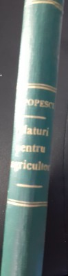 SFATURI PENTRU AGRICULTORI PE INTELESUL TUTURORA NICOLAE POPESCU ARAD 1936 foto
