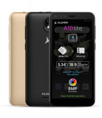 Smartphone Allview A10 Lite 2019 8GB 1GB RAM Dual Sim 3G Gold foto
