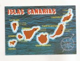 FA113 -Carte Postala- SPANIA - Islas Canarias, circulata 1983